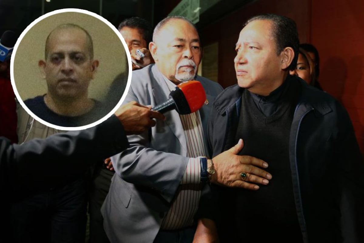 Con rostro desencajado, Hidadi Santos Saavedra  abrazó a su hermana y a su hija le dio dos besos