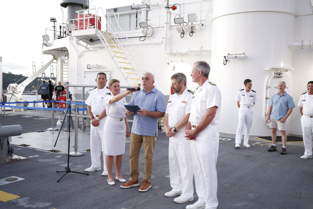 Primera visita del TS Patriot II a UMIP: semana de entrenamiento marítimo para panameños