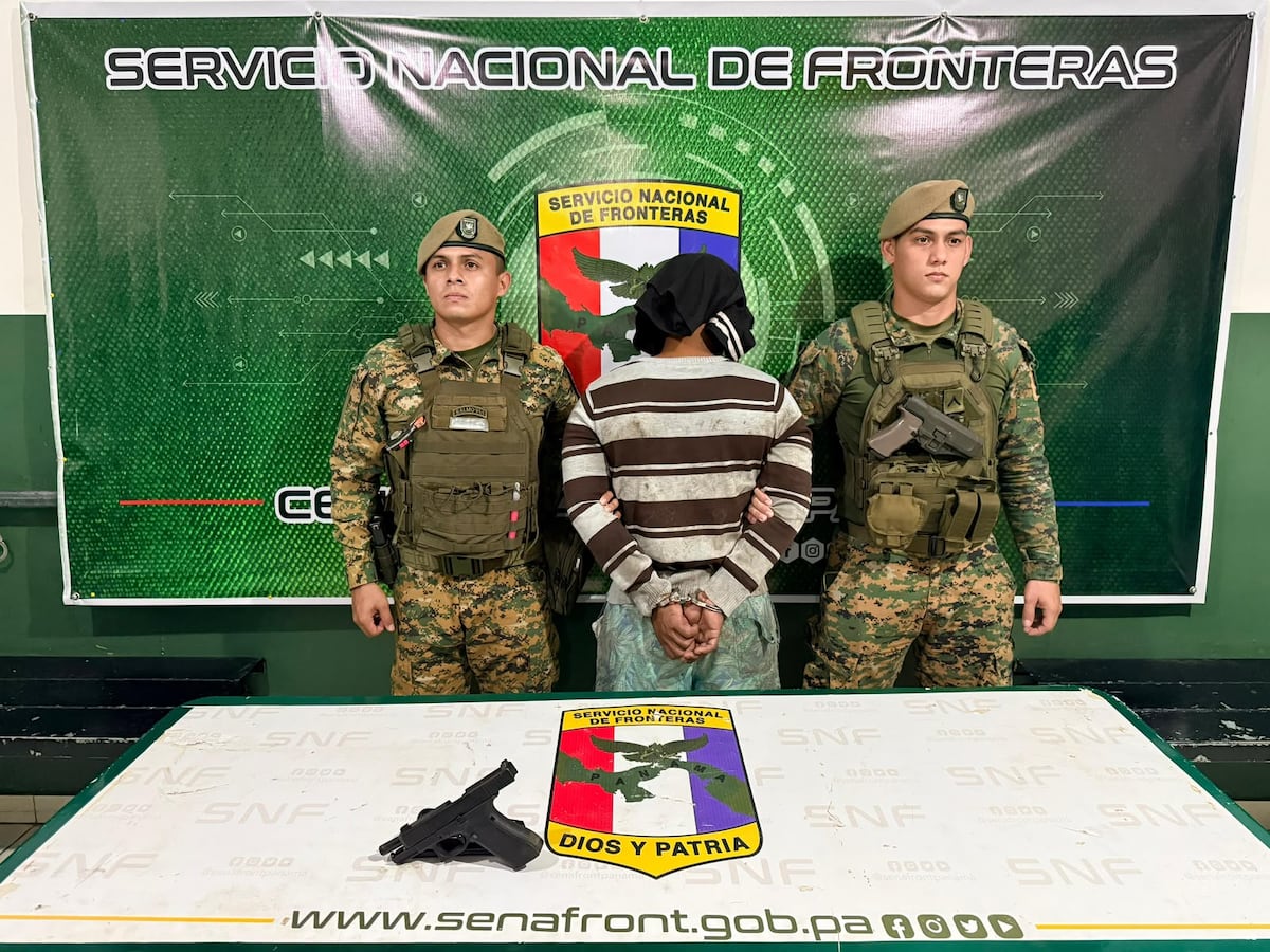 Senafront sorprende a dos: uno andaba con arma ilegal y otro era requerido por la justicia