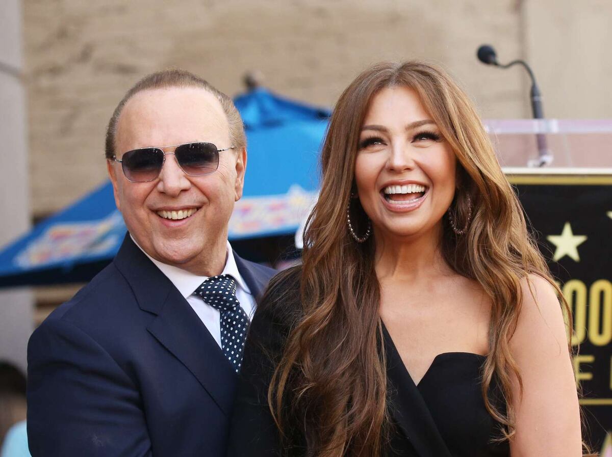 Thalía y Tommy Mottola celebran 24 años de matrimonio