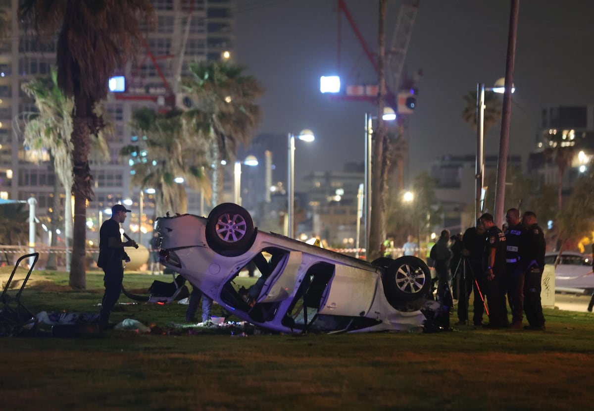 Un italiano muerto y siete turistas heridos en un atropello múltiple en Tel Aviv