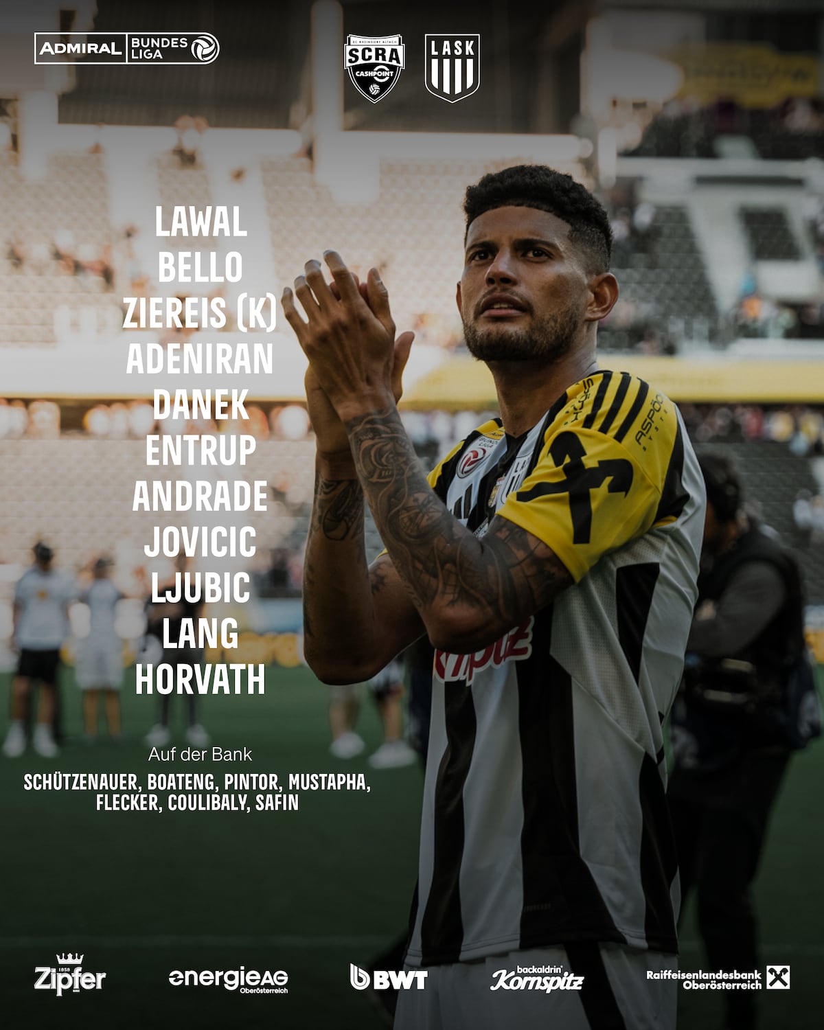 Andrés Andrade: El defensor panameño se asegura un futuro largo con el LASK hasta 2028