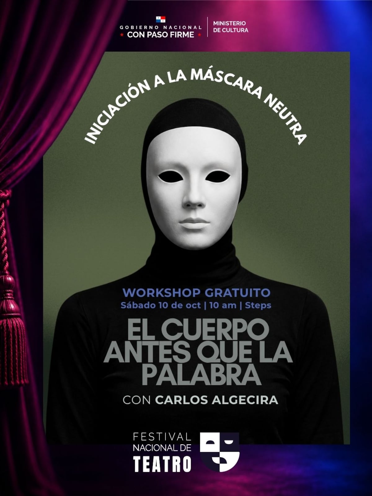 ¿Qué historias llegan al escenario? Cinco obras protagonizan el Festival Nacional de Teatro 2026