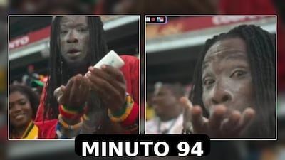 ¡Ghana gana! ¿Brujería? Fanático tira misterioso polvo blanco + VÍDEO