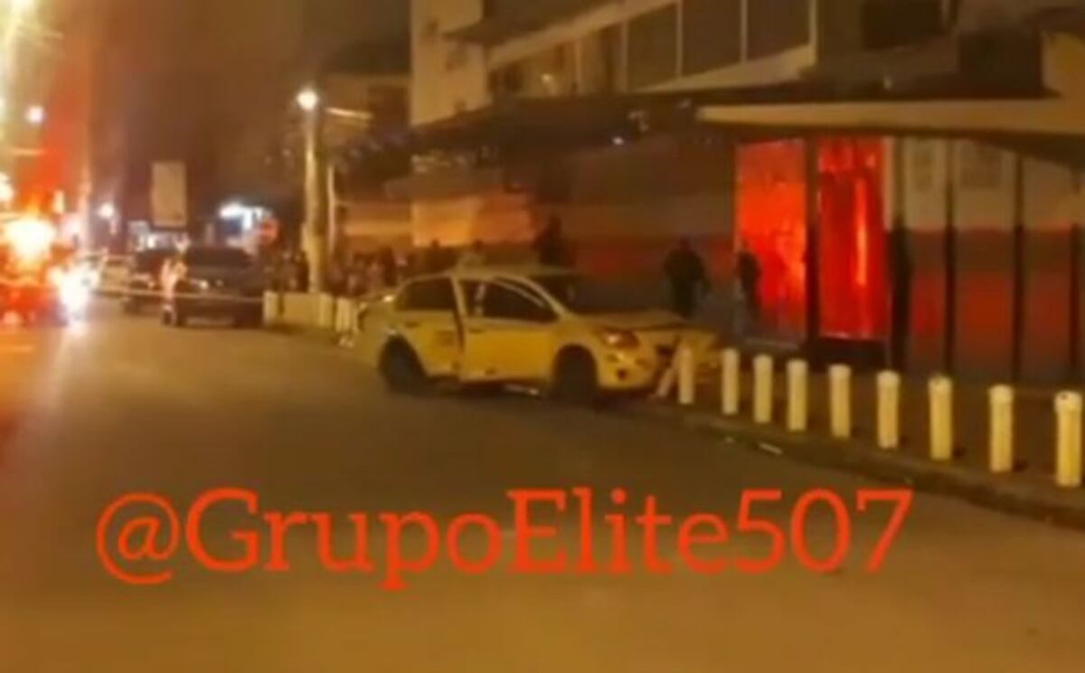 Tremenda Balacera. Deja un muerto dentro de un taxi en Colón 