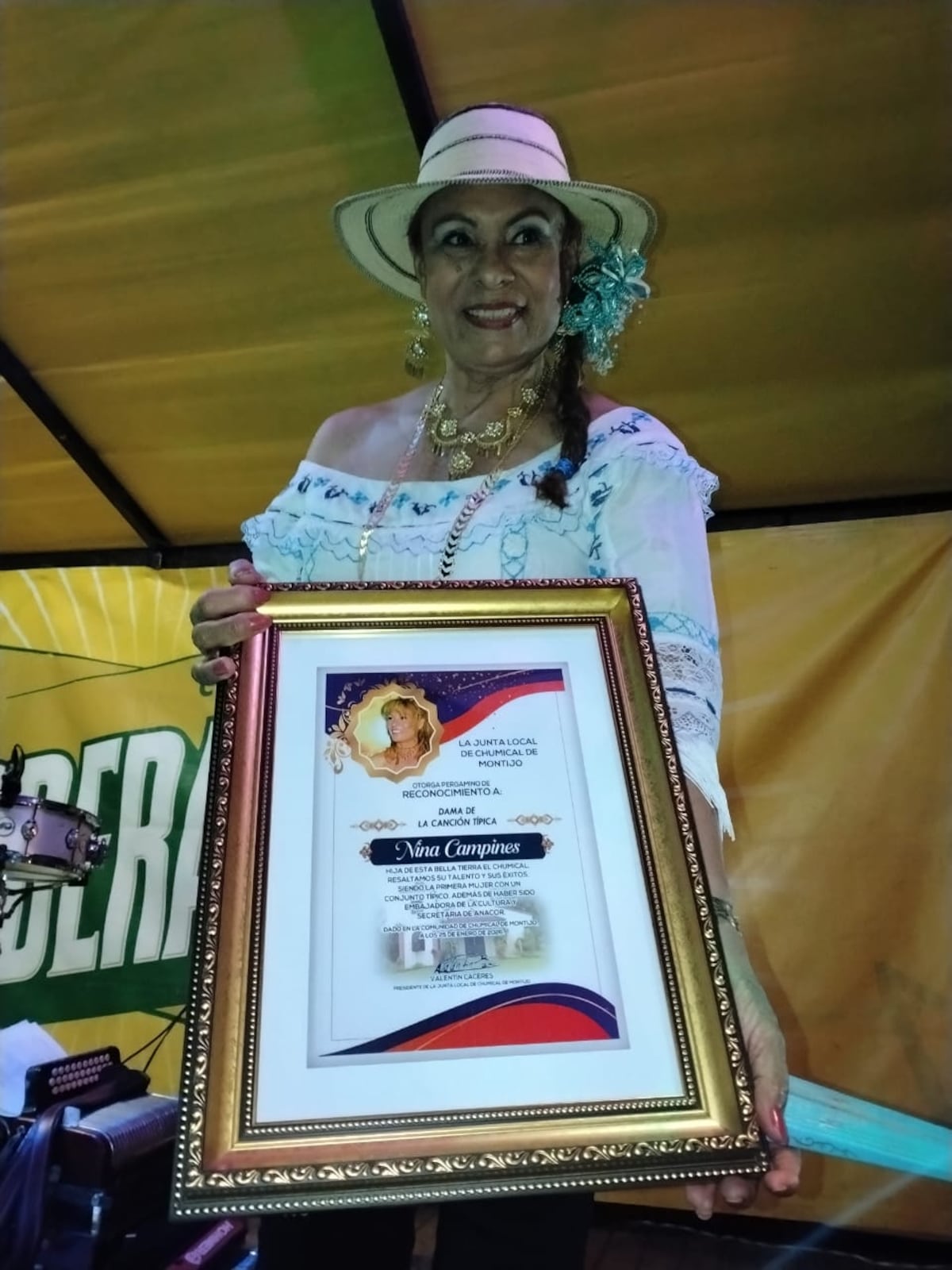 Homenaje a la Dama de la Canción Típica, Nina Campines