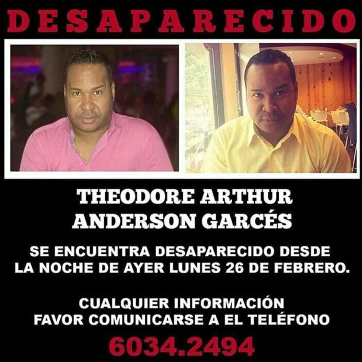 PUDIERA SER TEDDY. Identidad de osamenta encontrada en Colón 