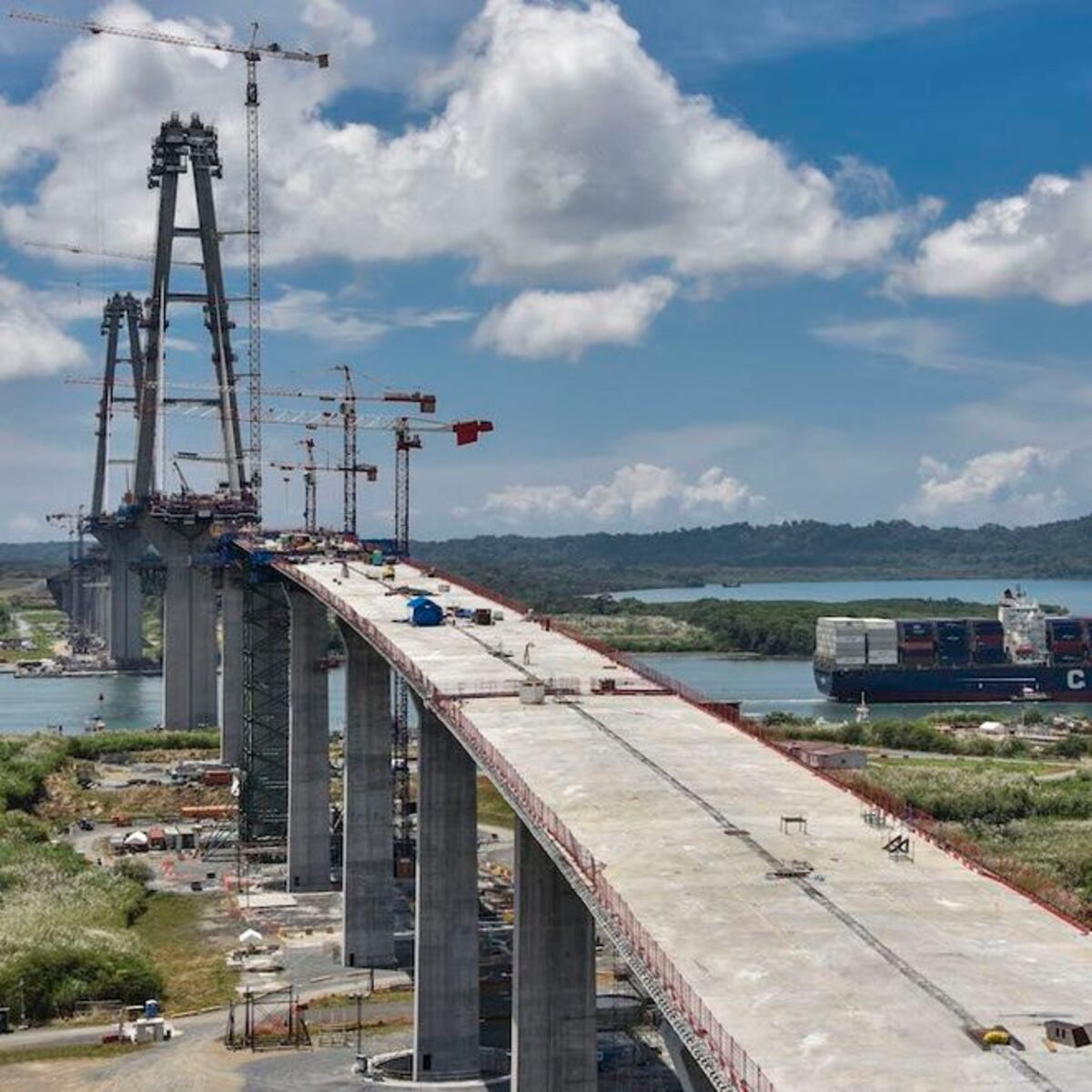 IMPRESIONANTE. Tercer puente sobre el Canal alcanza un 83% de avance | VIDEO