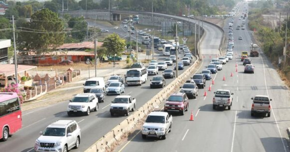Por días libres de Carnaval. Así es la inversión de carriles hacia el interior del país