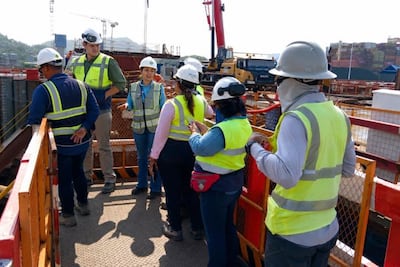 Inspección ambiental revisa avances y medidas en el Cuarto Puente sobre el Canal