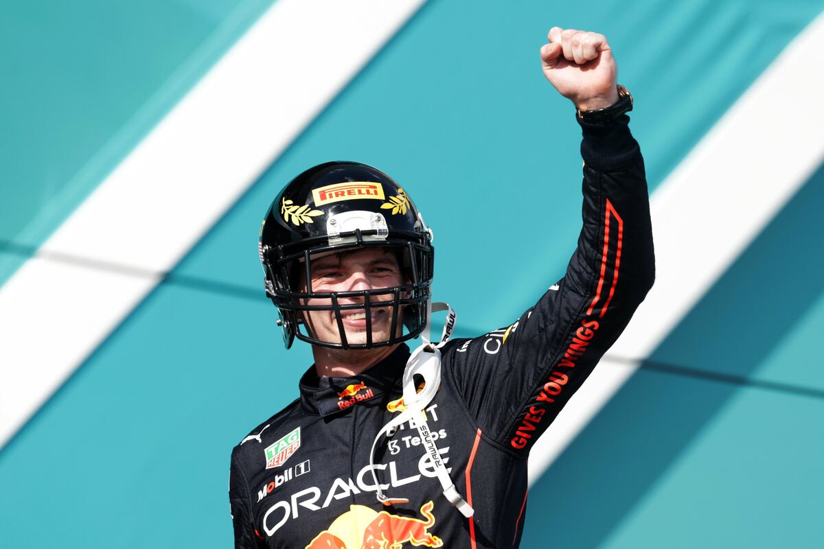 Súper Max. Verstappen soberbio en Miami vence a los Ferrari