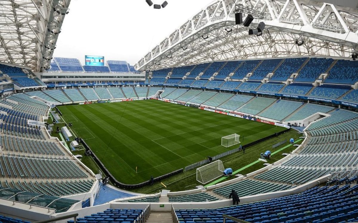 ¡VIDEO EN 4K! Así es el estadio Fisht donde Panamá enfrentará a Bélgica