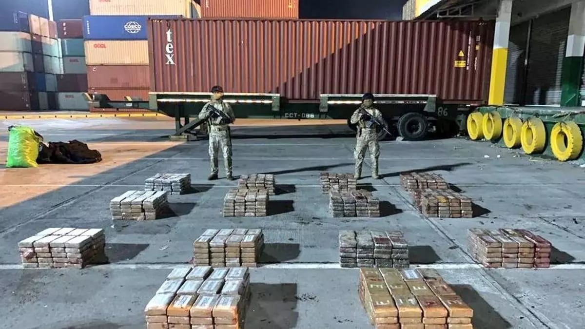 Diciembre de decomiso.  Incautan más de 700 paquetes de droga en un puerto en Colón