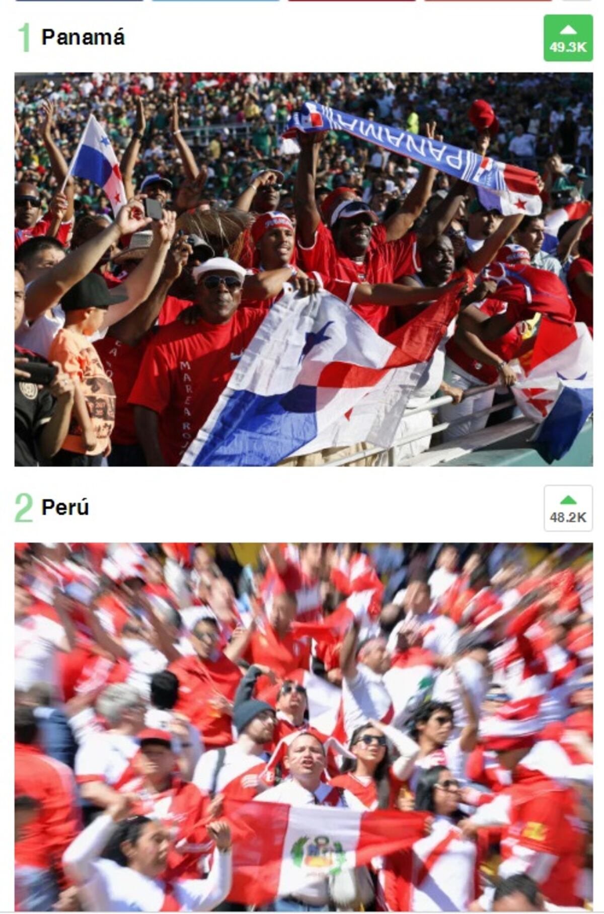 Vota online por Panamá  como la mejor afición. Vamos, hay que apoyar