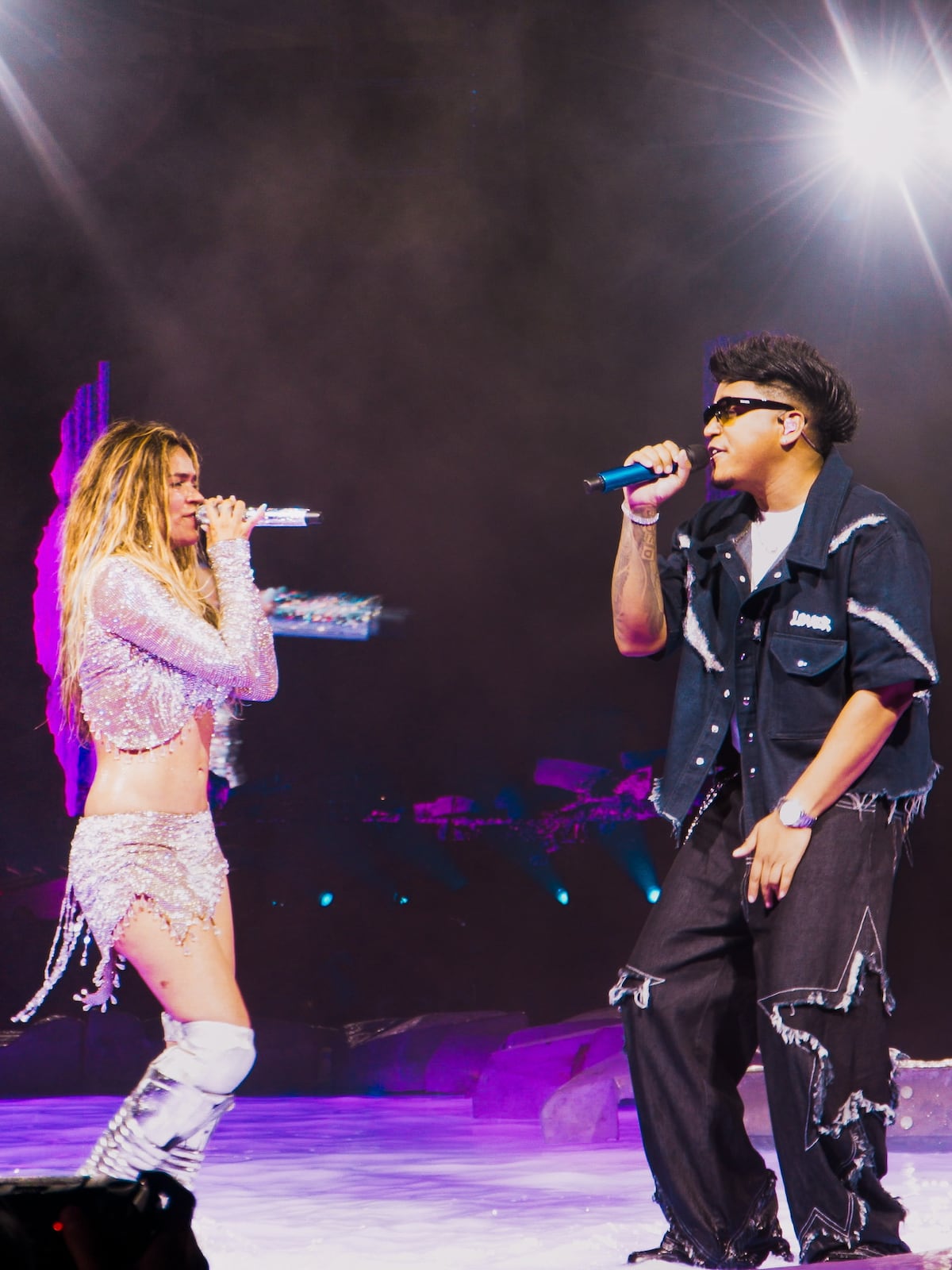 Eddy Lover llevó su flow panameño al escenario de Karol G en Miami