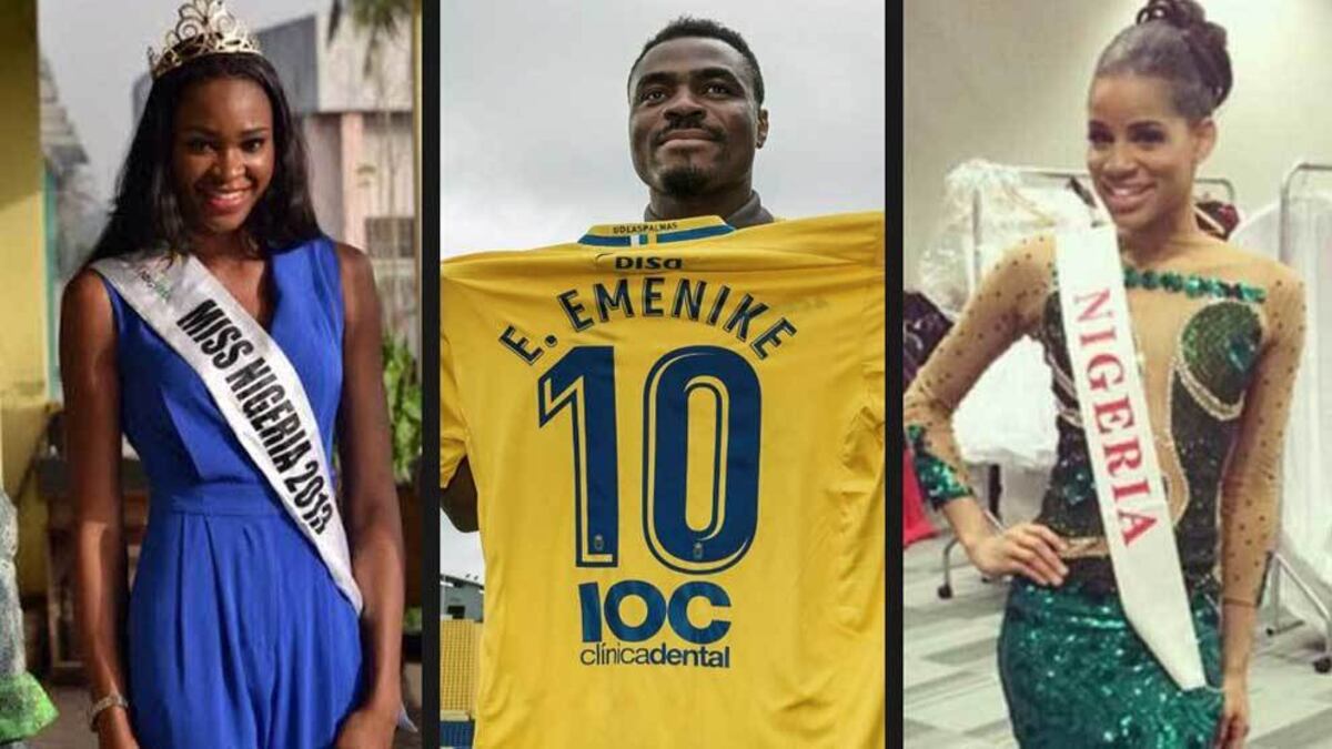 Futbolista se divorció de Miss Nigeria 2013 para casarse con la ganadora de 2014