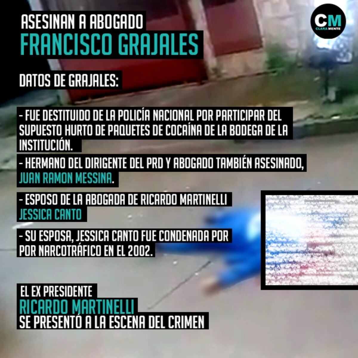 Cuestionan presencia de Ricardo Martinelli en escena del crimen en Las Acacias. Expresidente aclara. Video