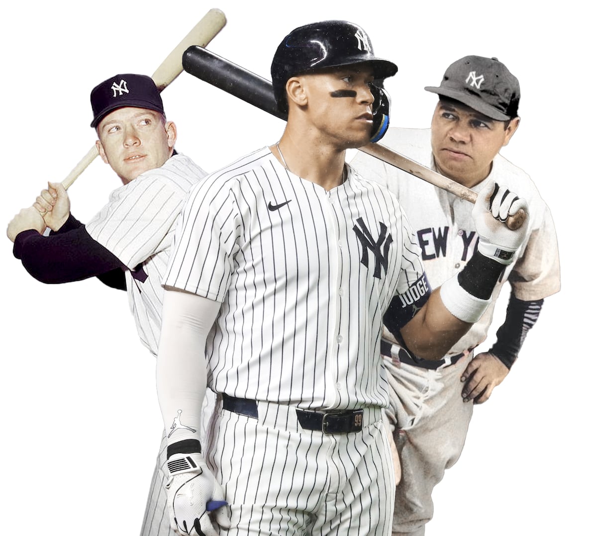 Judge conecta la historia con Babe Ruth y Mantle