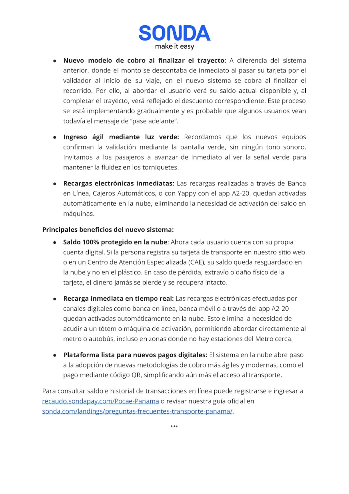 ¿Qué pasó con el saldo? Sonda responde tras el revulú del nuevo sistema de pago con las tarjetas de Metro y Metrobús