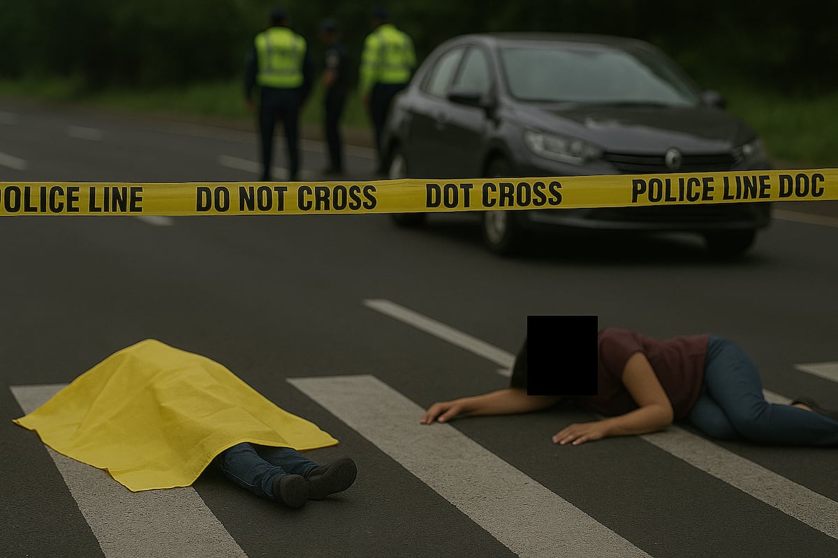 Madre e hijo fueron atropellados sin remordimiento