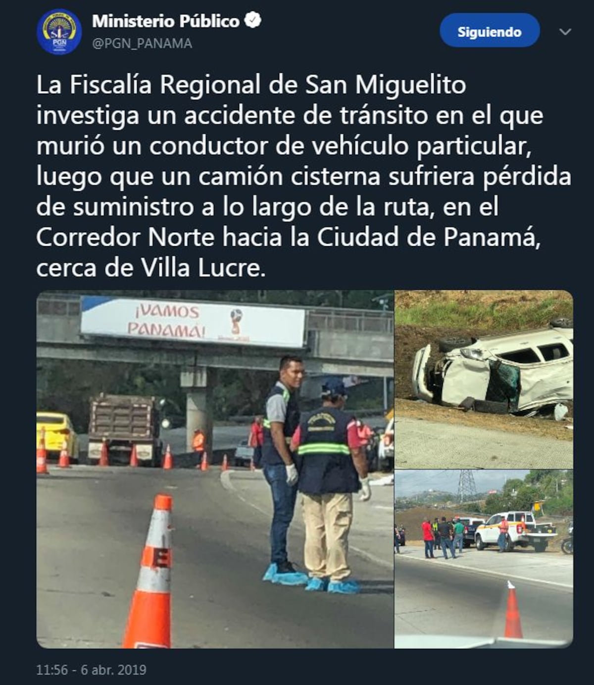 Video. Una persona pierde la vida en el Corredor Norte, autoridades investigan