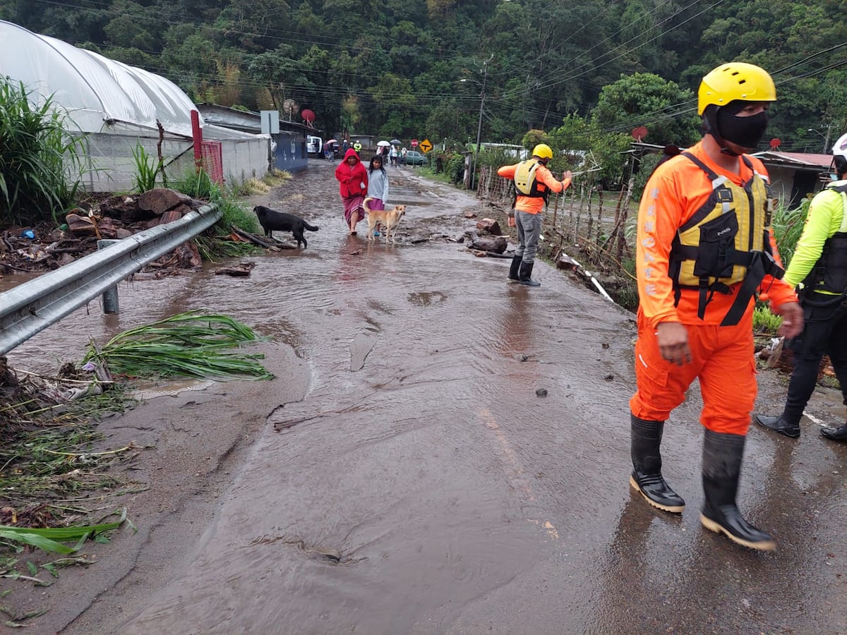 Los estragos de la quebrada de Alto Los Guerra, en Bambito