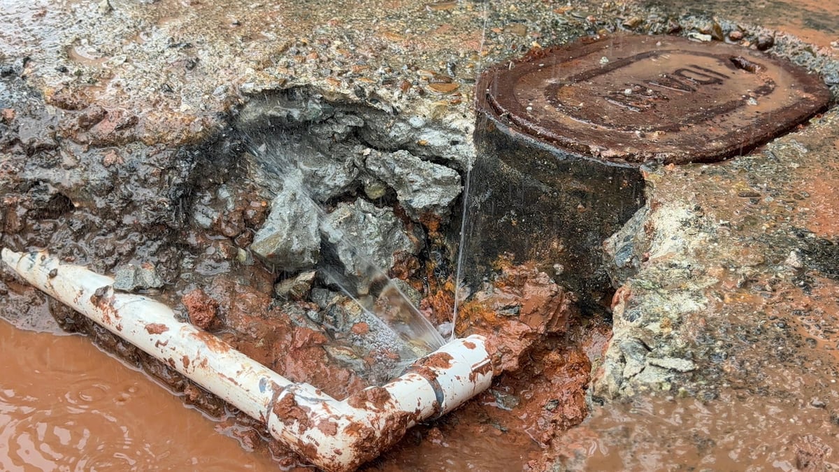 Más del 50% del agua potable se pierde en Arraiján por la rotura de tuberías 