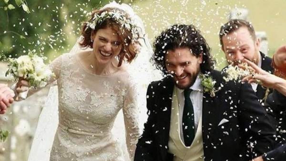 Boda de la realeza de 'Game of Thrones': Kit Harington y Rose Leslie se casan