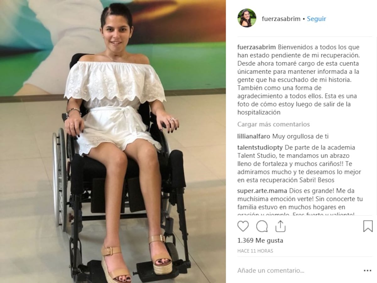 Única sobreviviente del accidente de Costa del Este maneja cuenta de Instagram