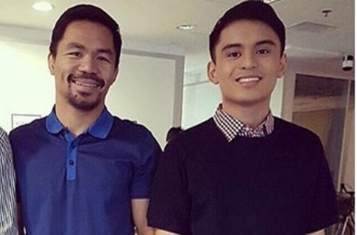 Hijo de Manny Pacquiao se lanza como púgil para desagrado de su padre