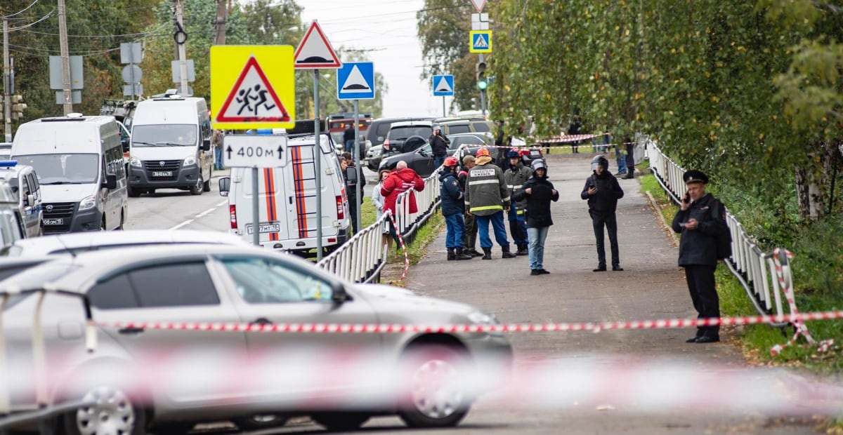 15 muertos, entre ellos 11 niños, en el tiroteo en una escuela rusa