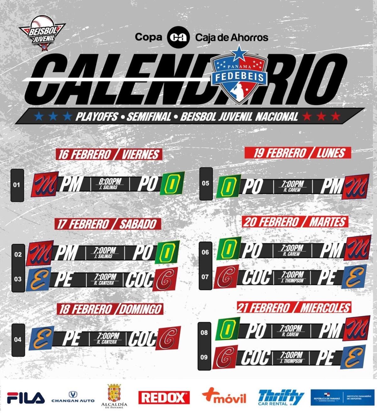 Béisbol Juvenil 2024: Revelan calendario de la semifinales