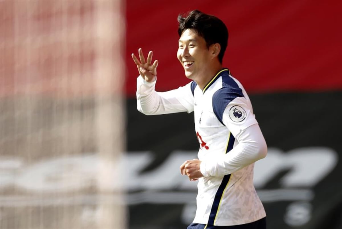 Con cuatro goles del coreano Son el Tottenham  gana sin Bale y Reguilón