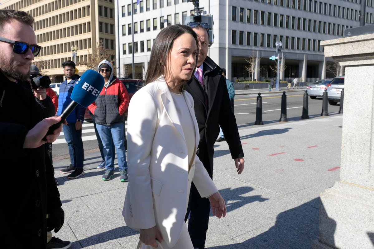 Trump recibe a María Corina Machado en la Casa Blanca