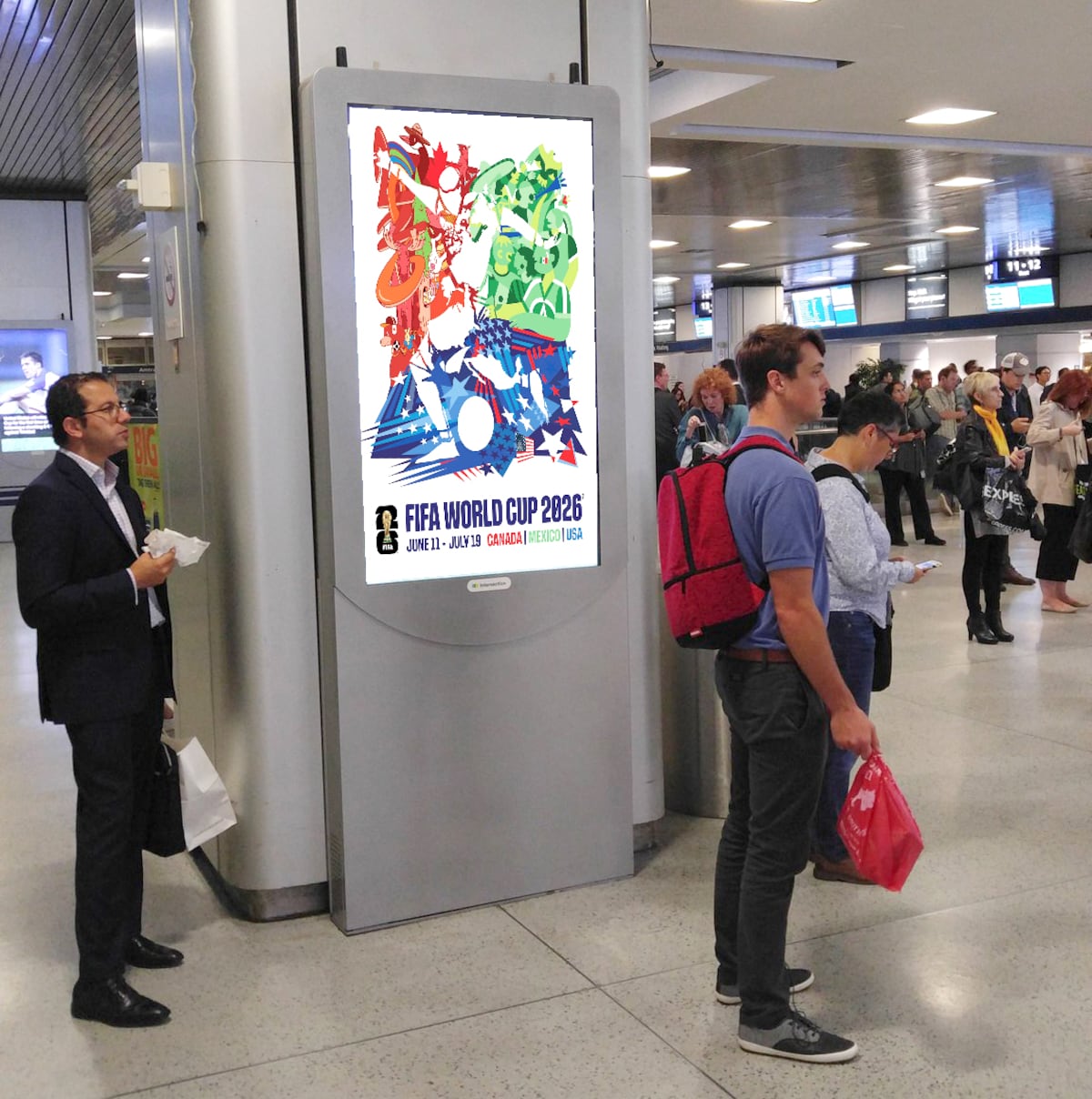 La estación más grande de EE.UU. será solo para fans durante el Mundial
