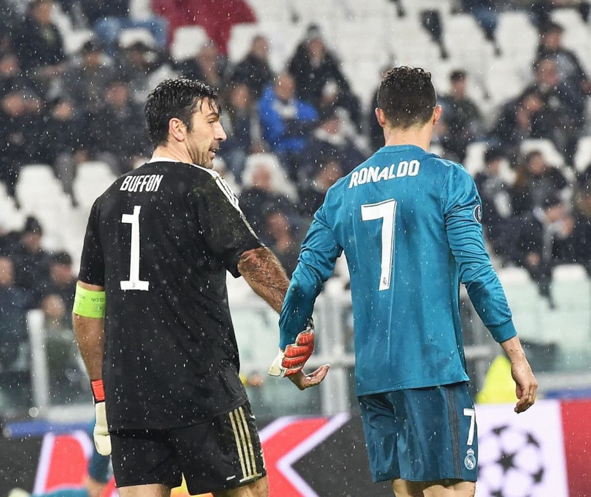 GALERIA | Lo que usted no vio entre Gianluigi Buffon y Cristiano Ronaldo