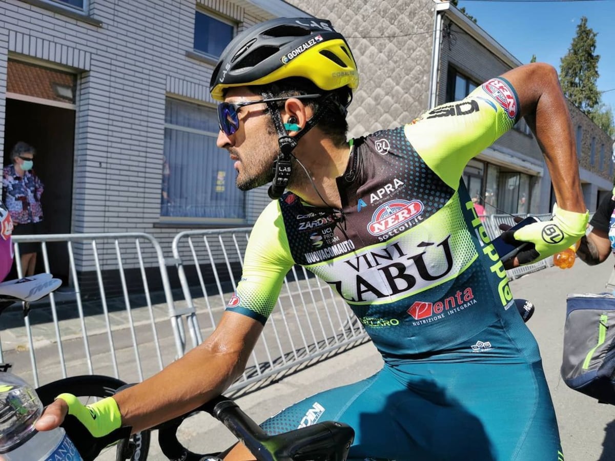 Santeño González, el mejor de su equipo en la 1ra etapa del Tour de Bélgica