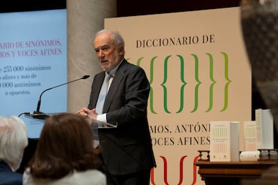 La RAE lanza su primer Diccionario de sinónimos y antónimos en papel en 313 años