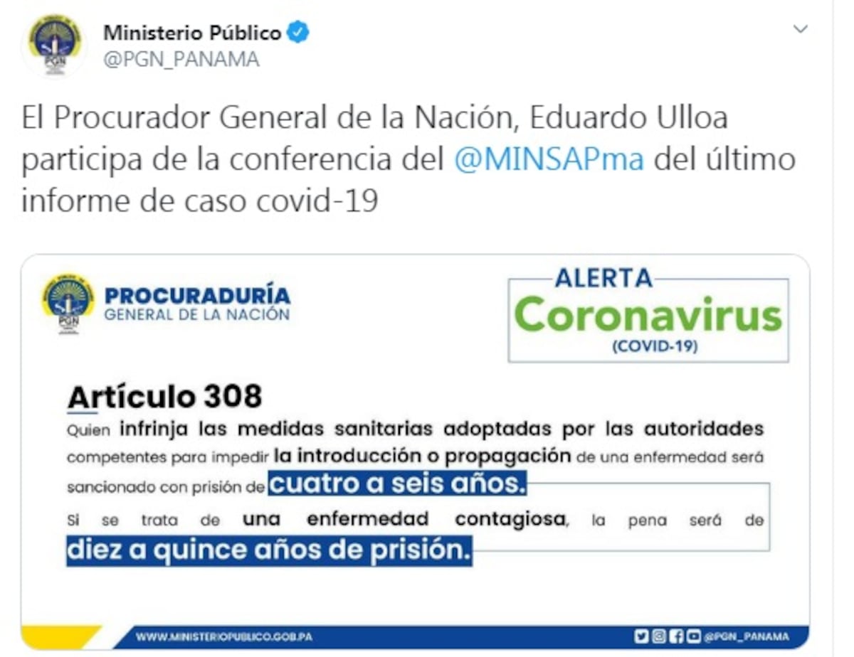 Panamá cierra fronteras por Coronavirus. No podrán entrar personas no nacionales y no residentes en Panamá