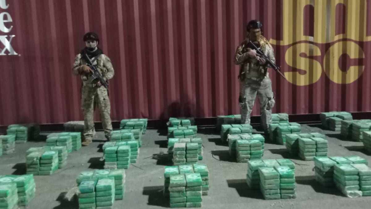 Ubican más de 600 paquetes de droga en un contenedor en Colón