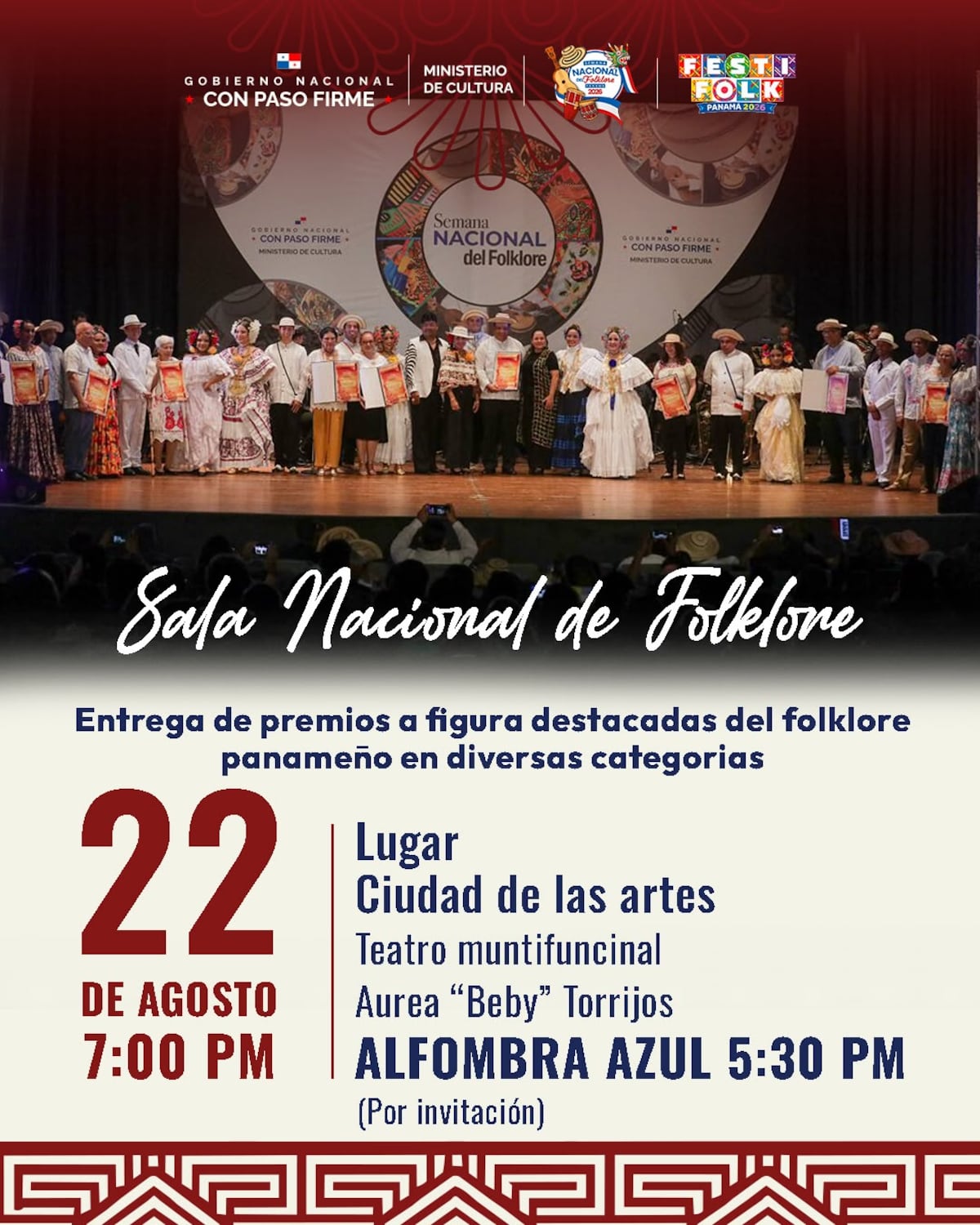Folklore, galas y homenajes: así será la gran semana cultural en Panamá