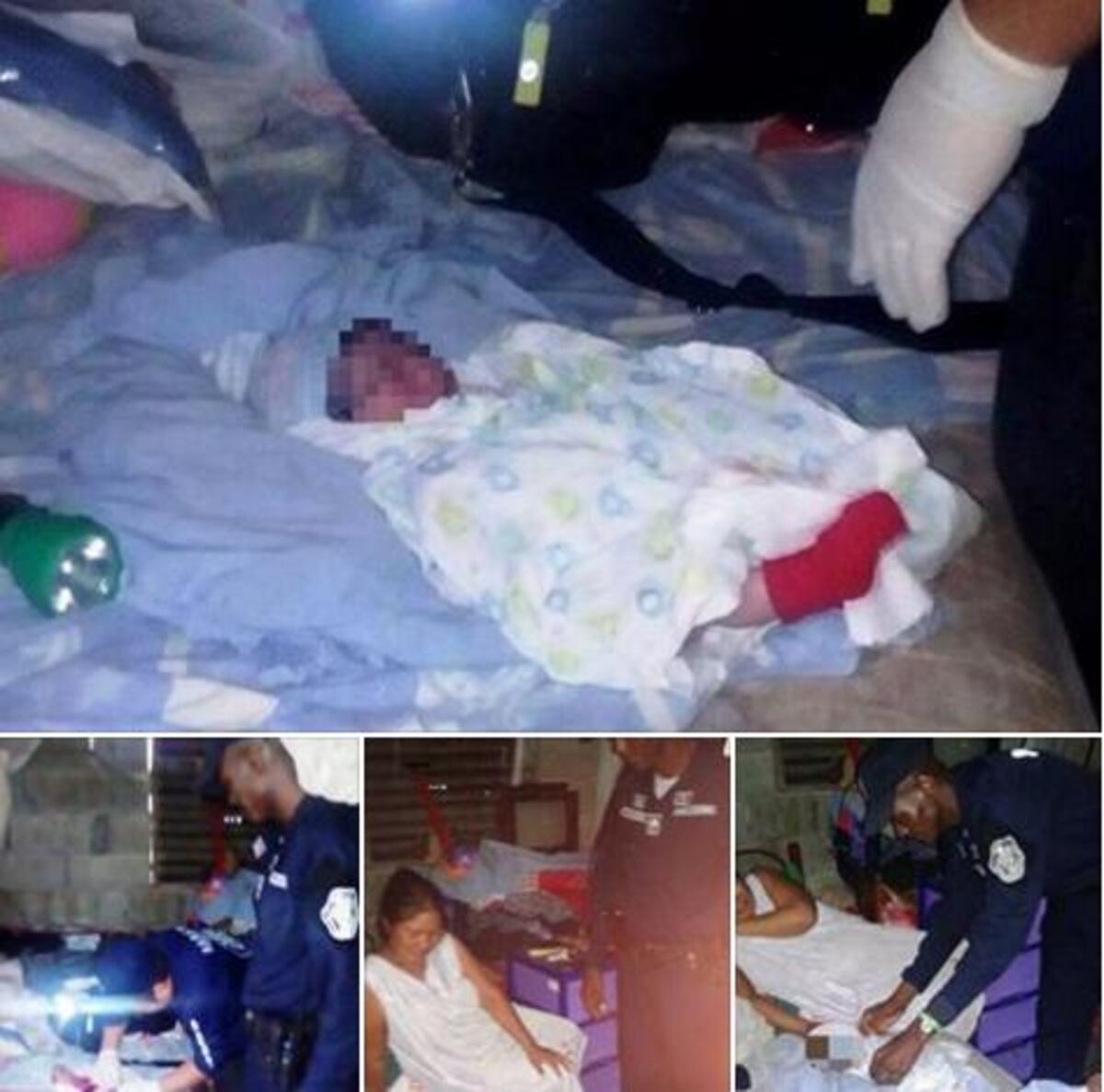 ¡QUÉ ALEGRÍA! Nace un bebé en Chepo con ayuda de policías y bomberos 