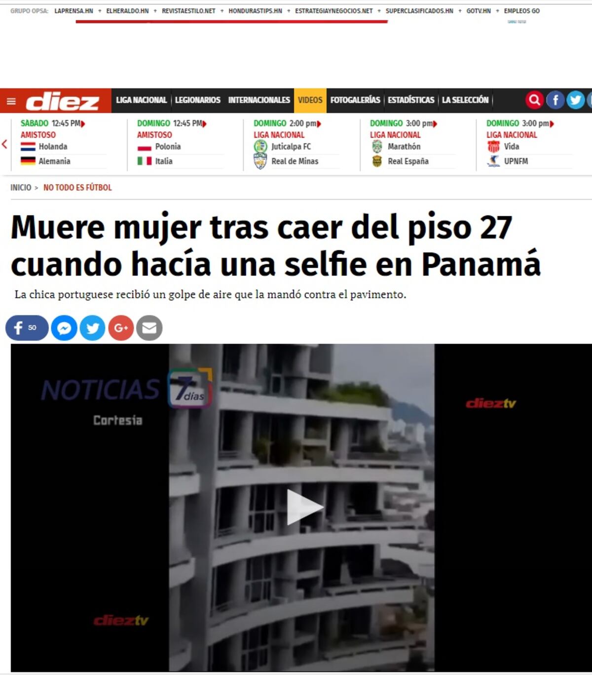 La portuguesa que cayó del piso 27 tenía 45 años y los cumplió en agosto 