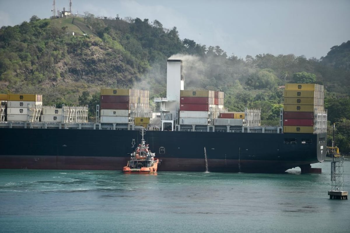 No se reportan heridos. Tras conato de incendio en un buque de contenedores en el Canal de Panamá