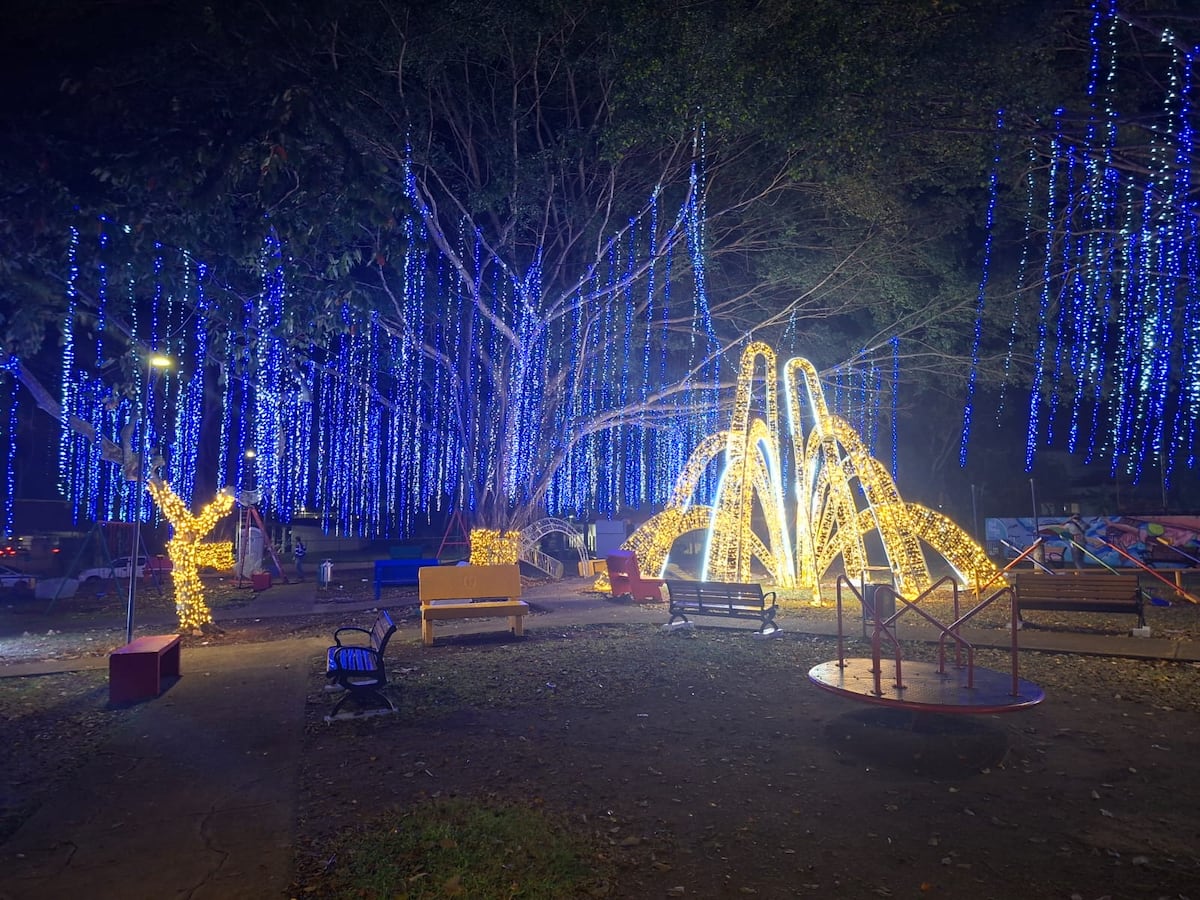 Parque de Villa Catalina brillará con iluminación marina permanente