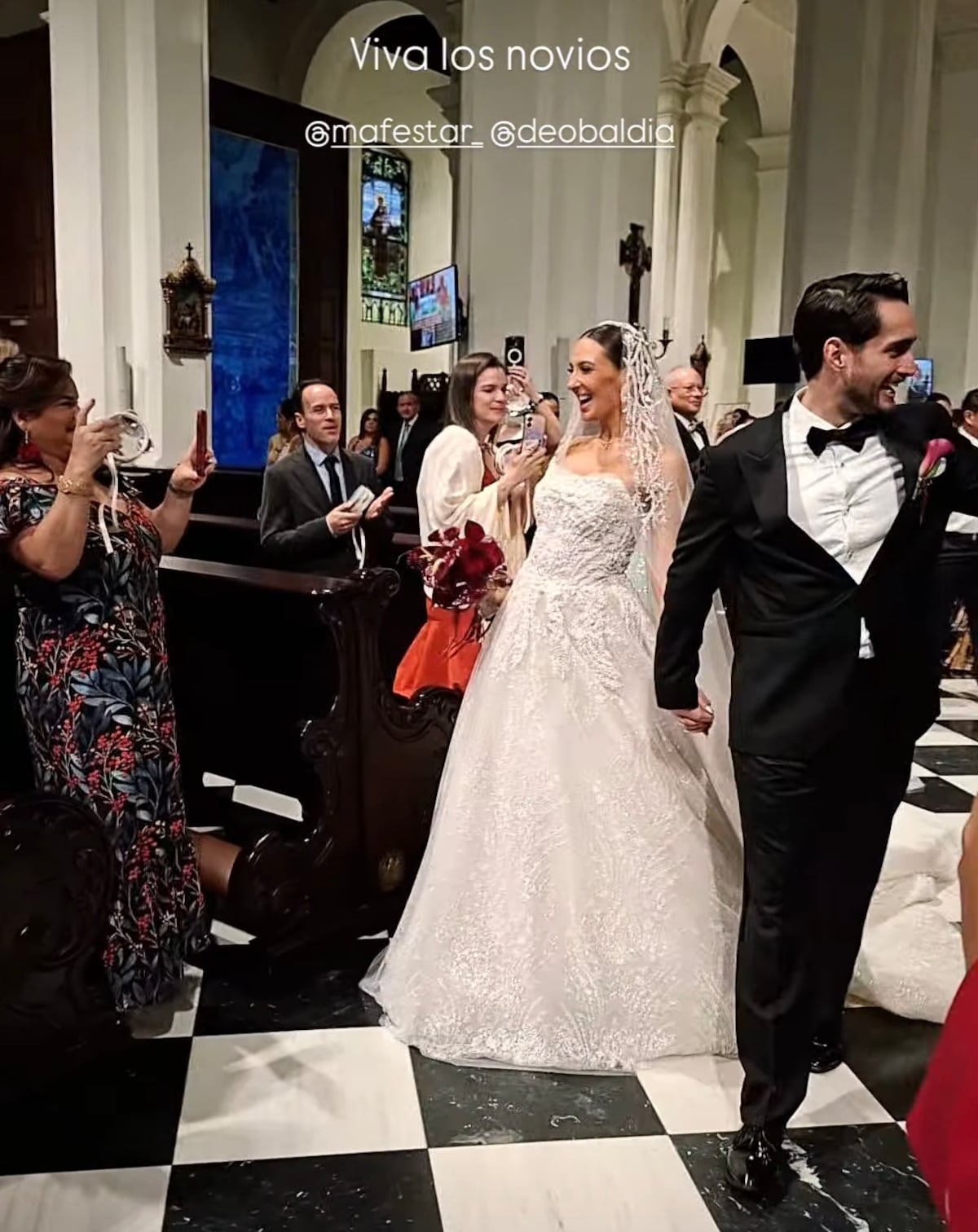 Diego de Obaldía y Mafe Achurra sellan su amor ante Dios: la pareja se dio el ‘sí’ este sábado