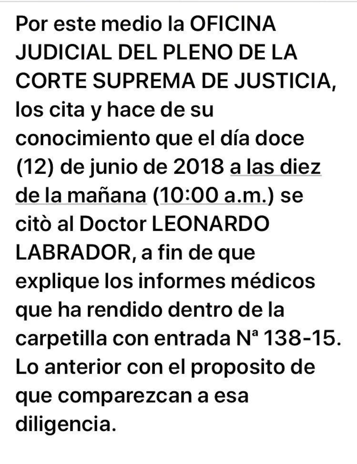 Martinelli se negó a tomar medicamentos,juez de garantías pondrá orden
