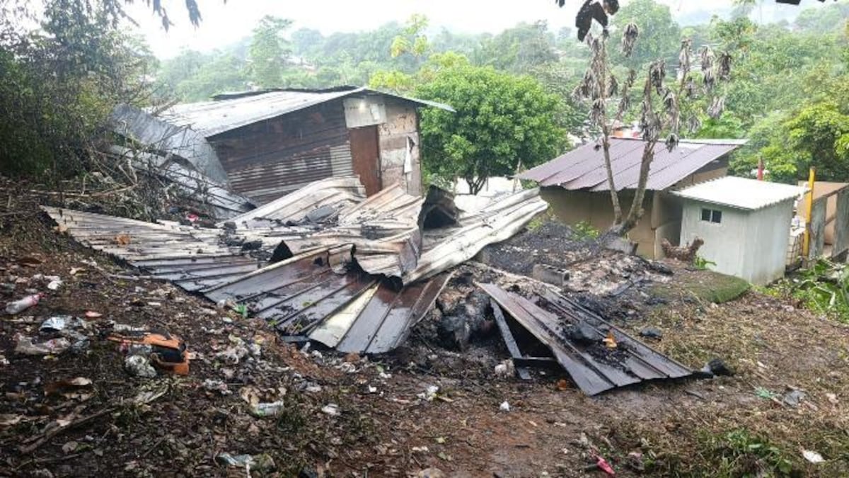 Detonaciones, una quebrada y una casa quemada: dos hombres fueron encontrados muertos en Guna Nega