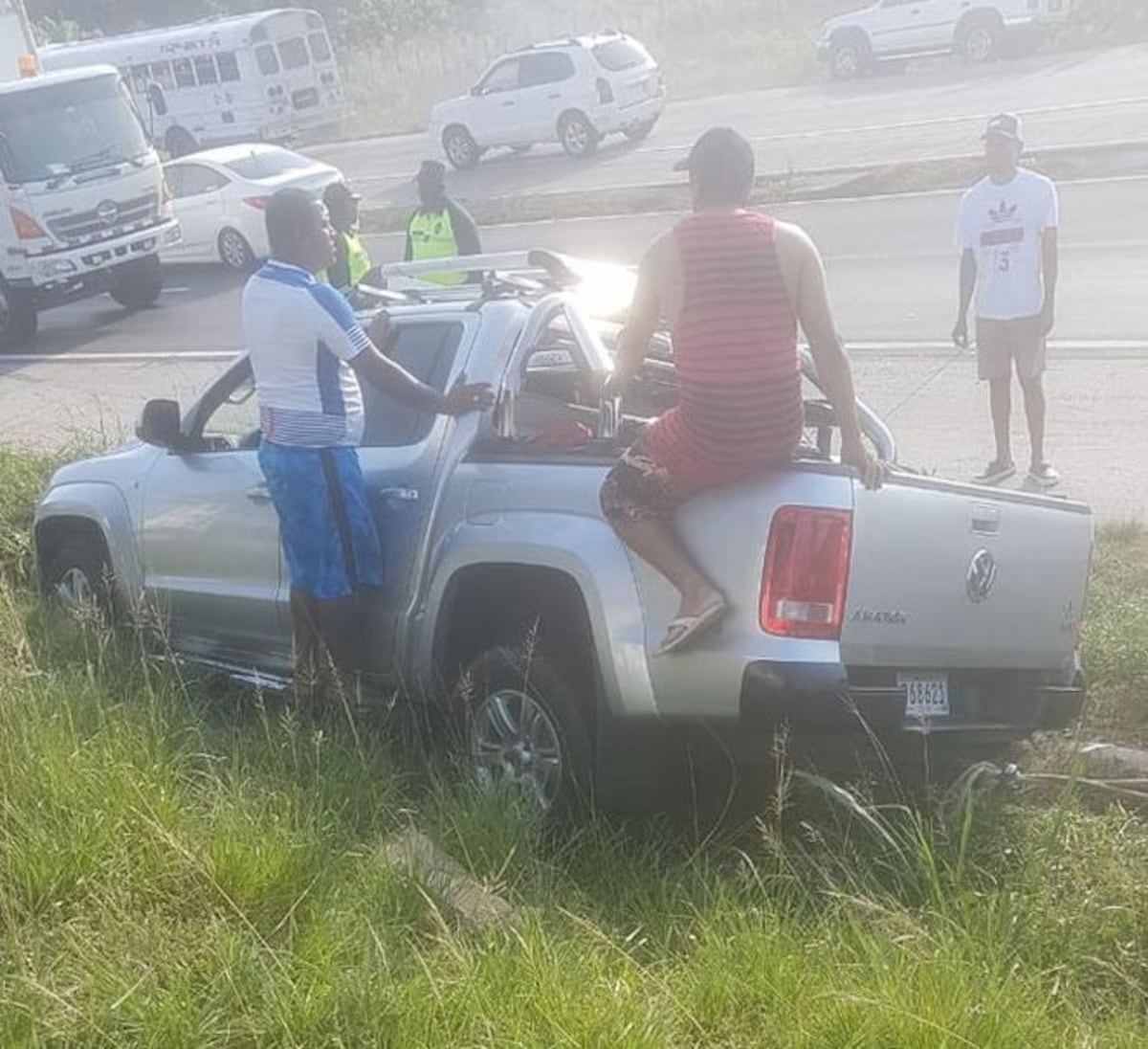 ¡AY, DIOS! DJ Juanpi se accidenta a la altura de Capira