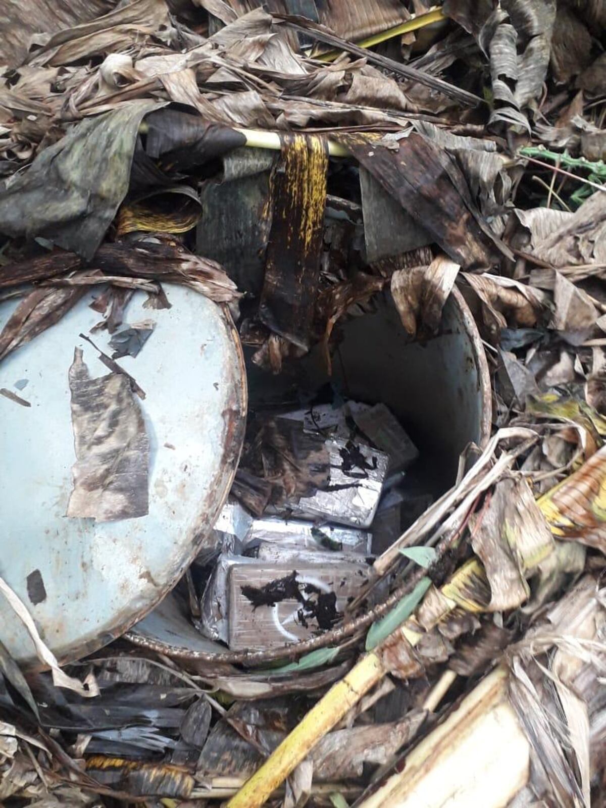 Tenía la droga escondida en caleto de su finca